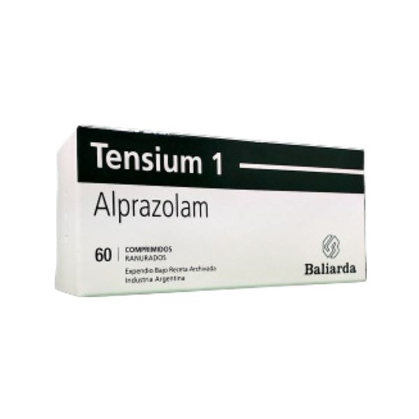 Baliarda Tensium Alprazolam 1 Mg x 60 Comp Ranurados #1