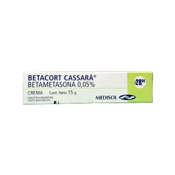 Medisol Betacort 0.05% Betametasona Crema x 15 g #1