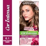 KIT TINTURA NUTRISSE COR INTENSA COLOR 6.1 RUBIO OSCURO CENIZA #1