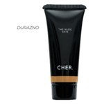Base de Maquillaje Mousse Cher The Nude Skin Efecto Velvet Durazno_#B8824b #3
