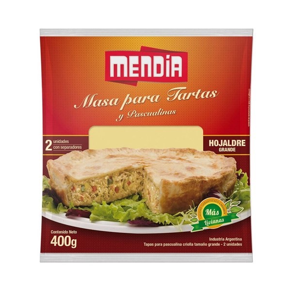 Tapas Para Pascualina Mendia Hojaldre 2 U. #1