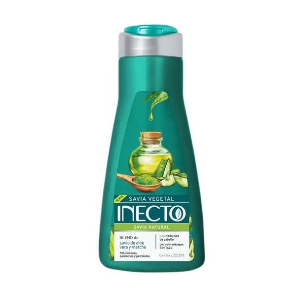 Inecto Savia Natural Aloe Vera Con Y Sin Enjuague 200ml #1