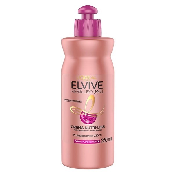 Elvive Crema de Peinar Kera-Liso 230º 250 ml alt