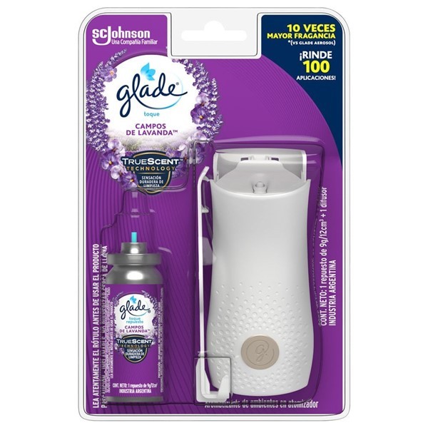 Aromatizante De Ambientes Glade Toque Lavanda Portátil 9gr alt