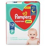 Pampers Pañales Supersec Plus (12 Unidades) P #2