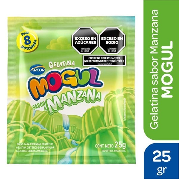 Gelatina Mogul de Manzana 25 grs #1