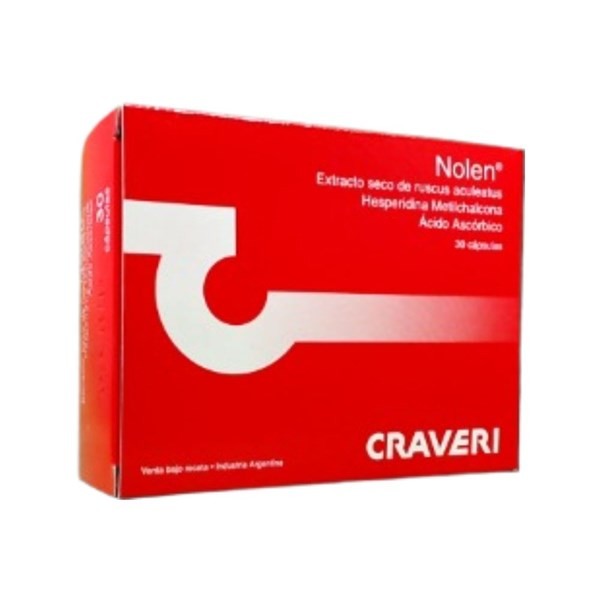 Craveri Nolen Ruscogenina + Hesperidina + Asoc. x 30 Cáps #1