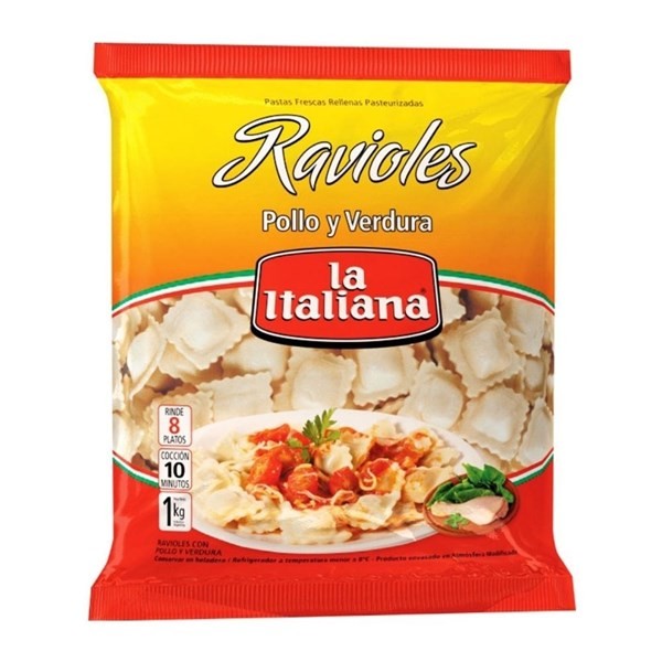 Ravioles La Italiana de Pollo 500 gr #1