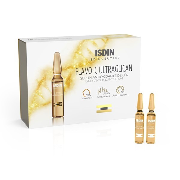 Ampollas Isdinceutics Flavo-C Ultraglican 30un de 2 ml