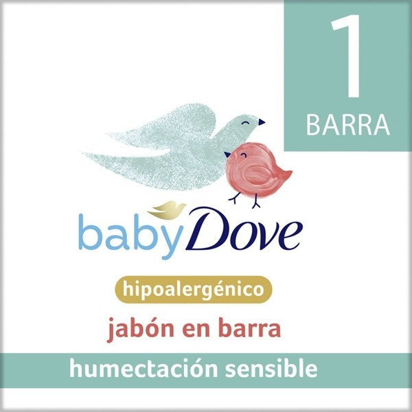 Dove Baby Jabón Humectación Sensible 75 gr alt