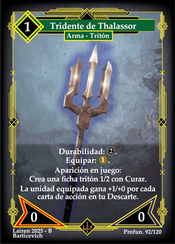 092 Tridente De Thalassor - Coste 1