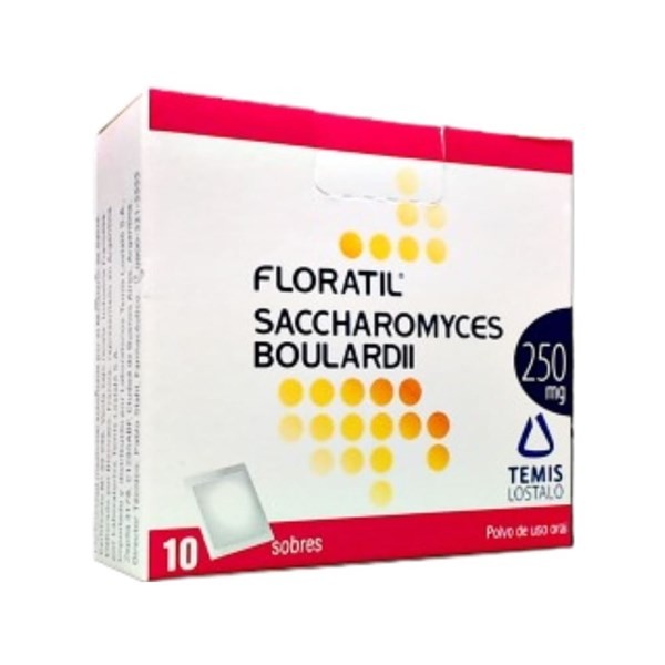 Temis Lostaló Floratil 250 Saccharomyces Boulardii 250 Mg Polvo x 10 Sobres #1