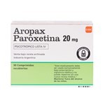 Glaxo Smithkline Aropax Paroxetina 20 Mg x 30 Comp Recubiertos #1