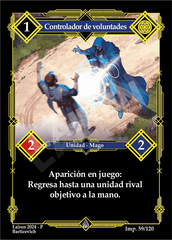 059 Controlador De Voluntades Precon Mago/Pirata - Coste 1