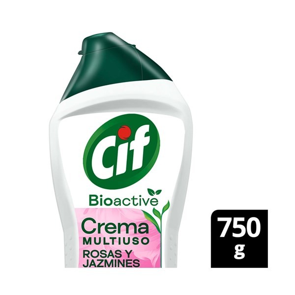 Limpiador Cif Crema Multiuso X 750 Gr Rosas Y Jazmines