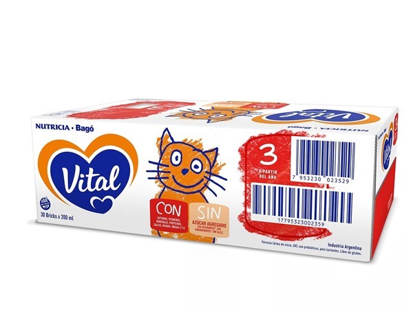 Leche Infantil Vital 3 1+ Año x 200 ml C/U x 30 un #1