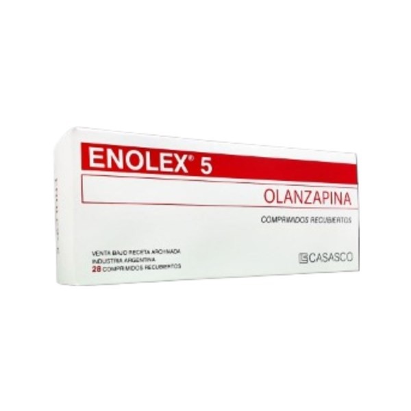 Casasco Enolex 5 Mg Olanzapina x 28 Comp #1