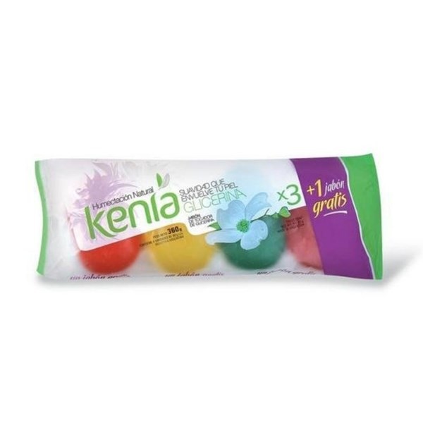 Jabon Tocador Kenia Gliserina 4 un x 90 gr #1