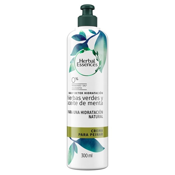 Herbal Essences Crema Para Peinar Daily Detox Hidratación 300 ml #1