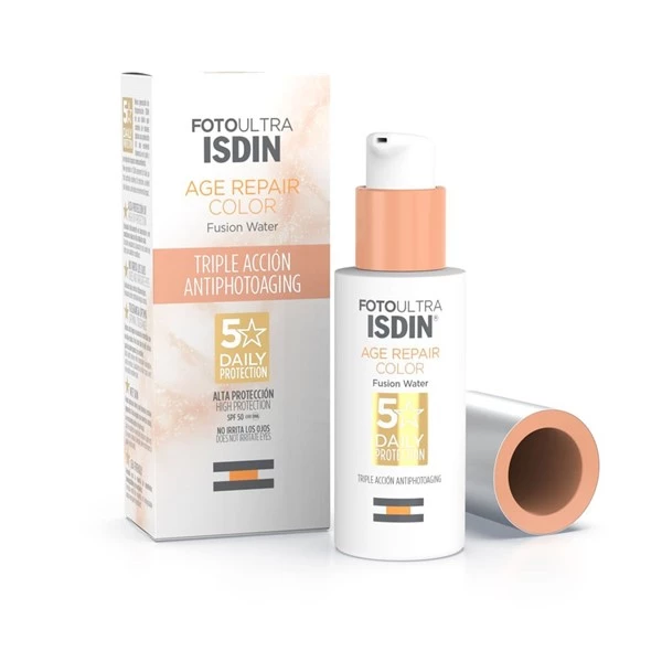 Isdin Fotoprotector Ultra Age Repair Color Water 50 + 50 ml