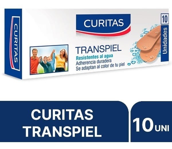 Curitas Transpiel Apósitos Adhesivos 24 Cajas x 10 Unidades Único