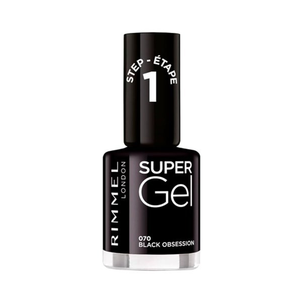 Esmalte de Uñas Rimmel Super Gel 070 black Obsession #1