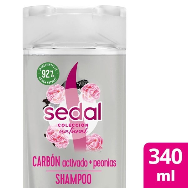 Shampoo Sedal Carbón Activado  Peonias 340 Ml #1