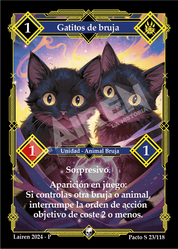 023 Gatitos De Bruja Precon Bruja Monje - Coste 1 #1
