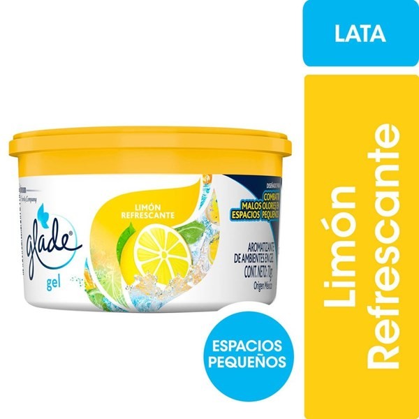 Aromatizante Glade Minigel Limon 70 gr