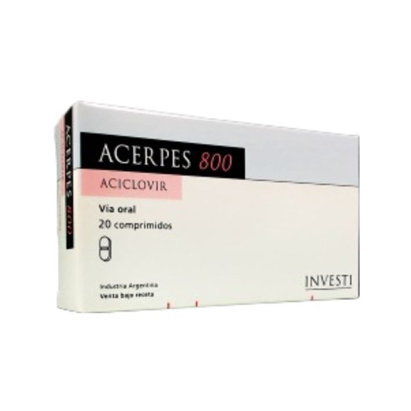 Siegfried Acerpes Aciclovir 800 Mg x 20 Comp #1