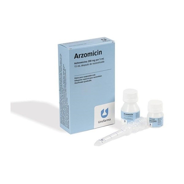 Arzomicin 200 mg Suspensión 15 ml | Azitromicina #1