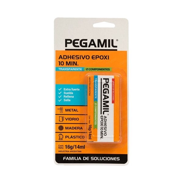 Genérico Pegamil Epoxi 14 Ml Transp Bl #1