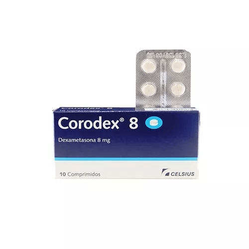 Corodex 8 Mg | 10 Comprimidos | Dexametasona  #1