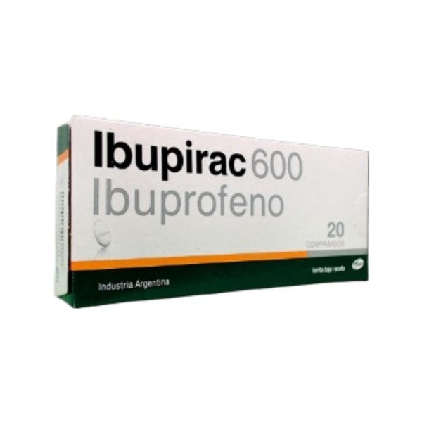 Pfizer Ibupirac 600 Ibuprofeno 600 Mg x 20 Comp #1