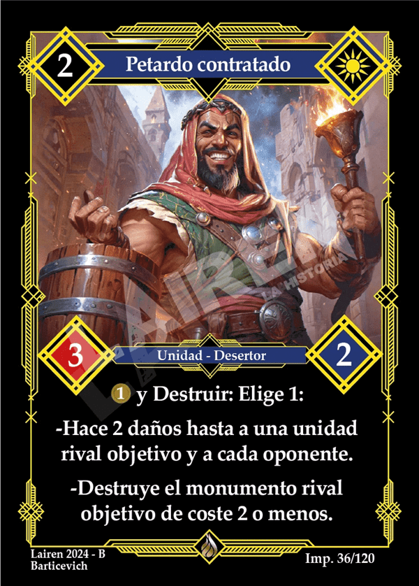 036 Petardo Contratado - Coste 2 #1
