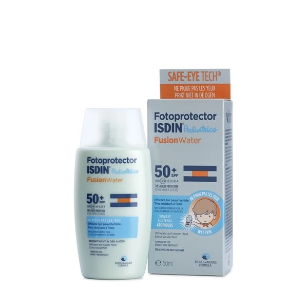 Isdin Fotoprotector Fusion Water Pediátrico Fps 50+ 50 ml
