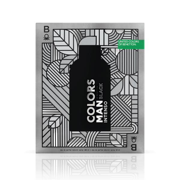 Benetton Colors Black Man Intenso Cofre* Edp Presentación 100 ml alt