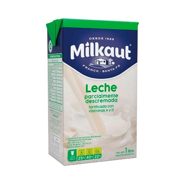 Leche Uat Milkaut Descremada 1 l #1
