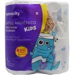 Papel Higiénico Farmacity Kids Doble Hoja Deorado x 4 un x 30 m x 10 cm C/U #1