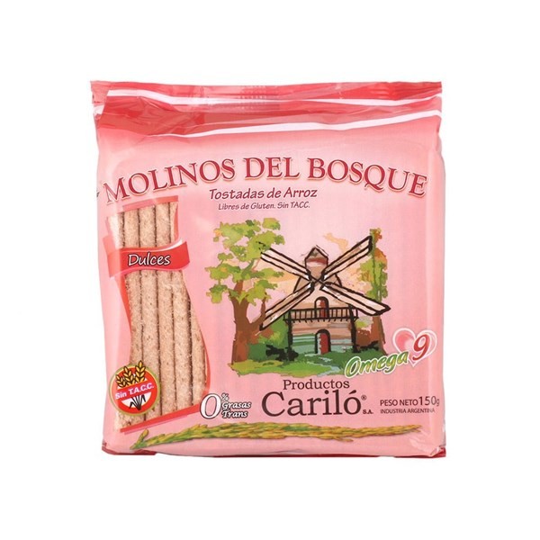Tostadas de Arroz Carilo Dulce 150 gr #1