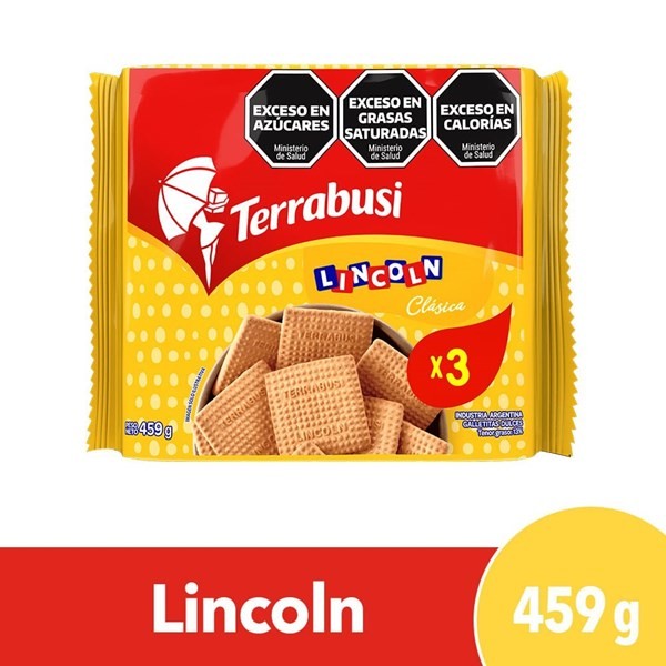 Galletitas Dulce Lincoln de Terrabusi 459 g. #1