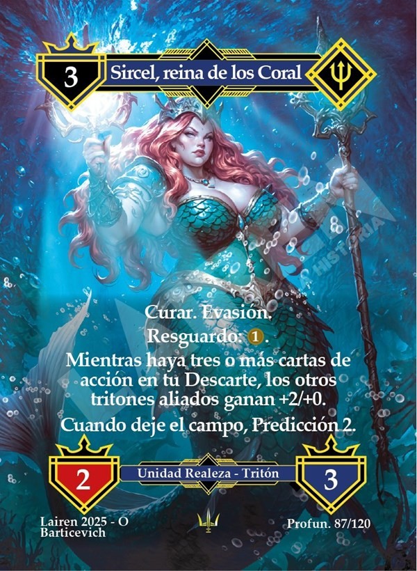 087 Sircel, Reina De Los Coral Full Art - Coste 3