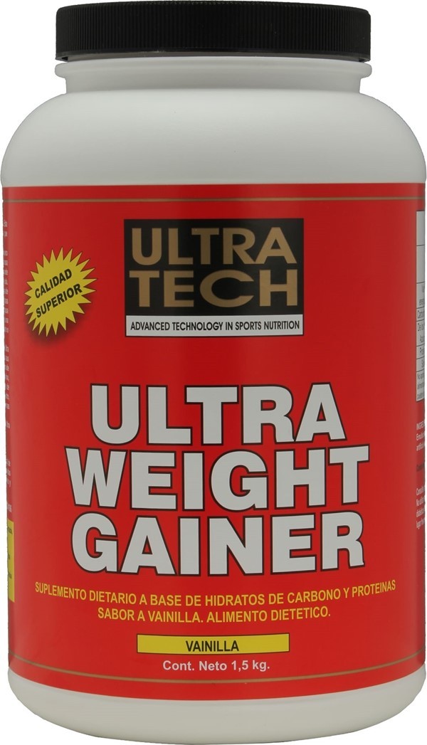 Ultra Tech Suplemento Ultra Weight Gainer Sabor Vainilla x 1,5 kg #1