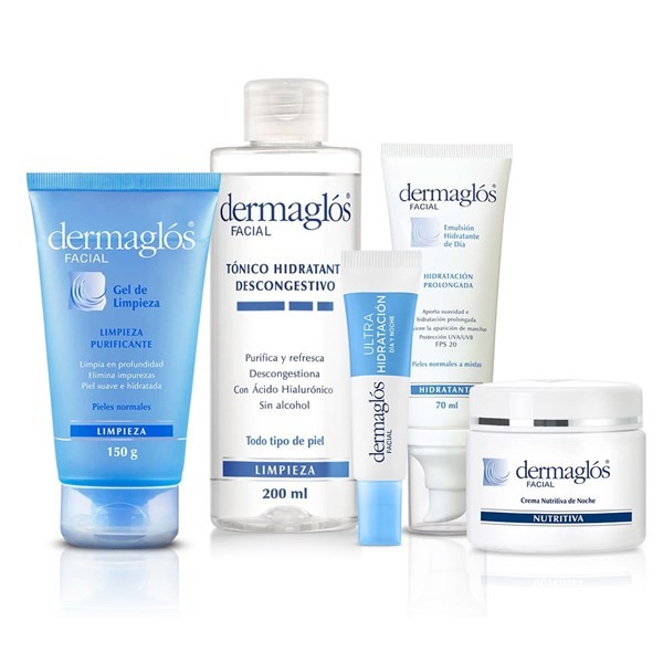 Dermaglós Combo Rutina Facial Para Piel Normal a Mixta #1