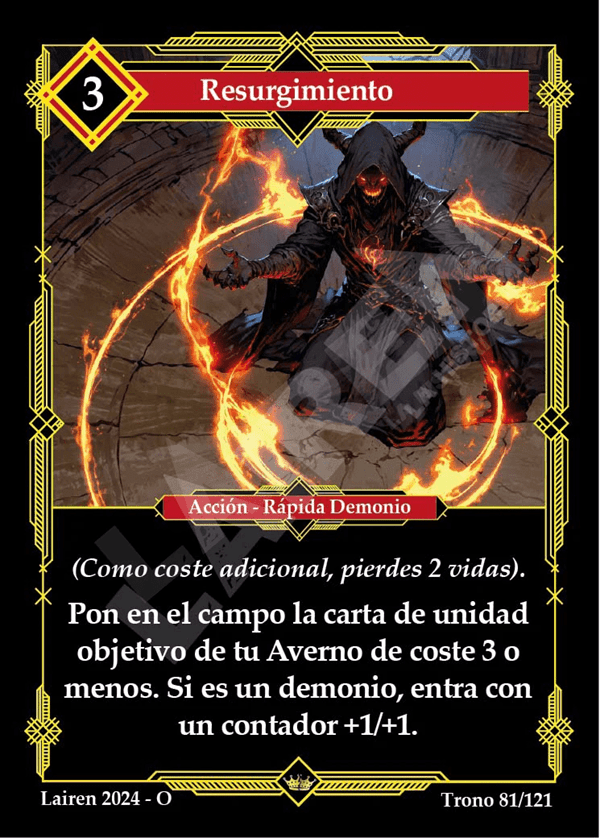 081 Resurgimiento Preco Demonio/Elemental - Coste 3