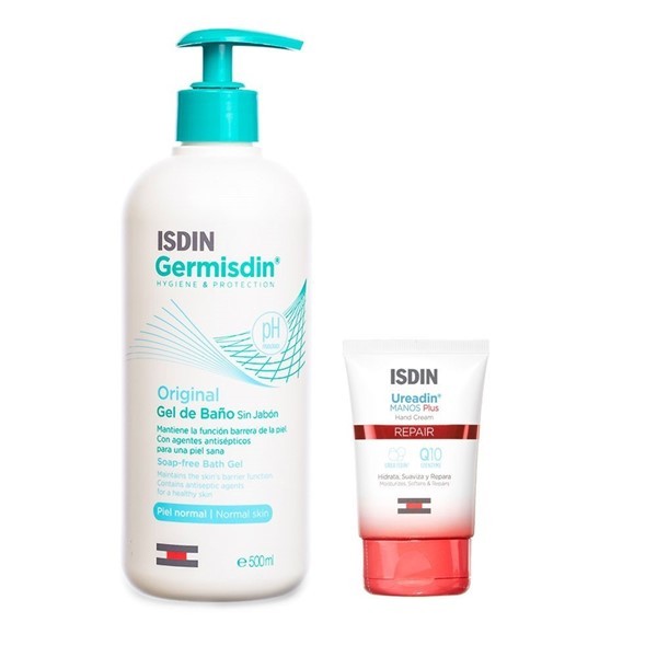 Combo Corporal Germisdin Gel de Baño + Ureadin Hand #1