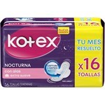 Kotex Nocturna Toallas Femeninas Con Alas 16 Unidades | Unico #2