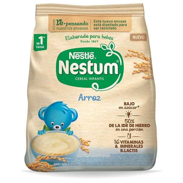Nestle Alimento Infantil Nestum Arroz +6 Meses x 225 g #1