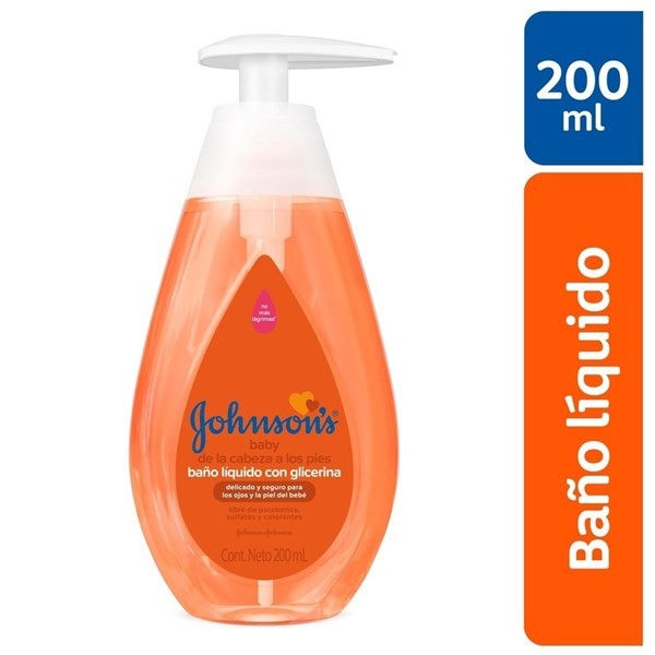 Baño liquido Cabeza a pies J&J | 200 ML