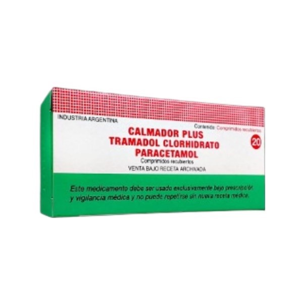 Finadiet Calmador Plus Tramadol + Paracetamol x 20 Comp #1